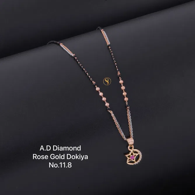 AD Diamond Daily Wear Designer Mangalsutra 14 Manufacturers
